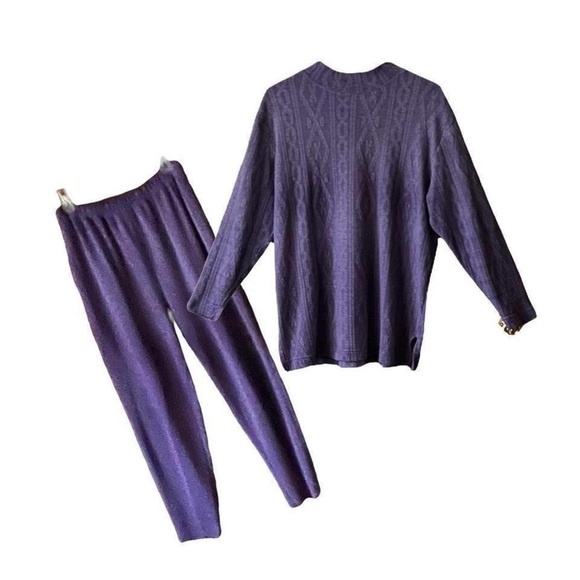Vintage 80s soft classic elements, sweater, and pants set - Picture 1 of 4